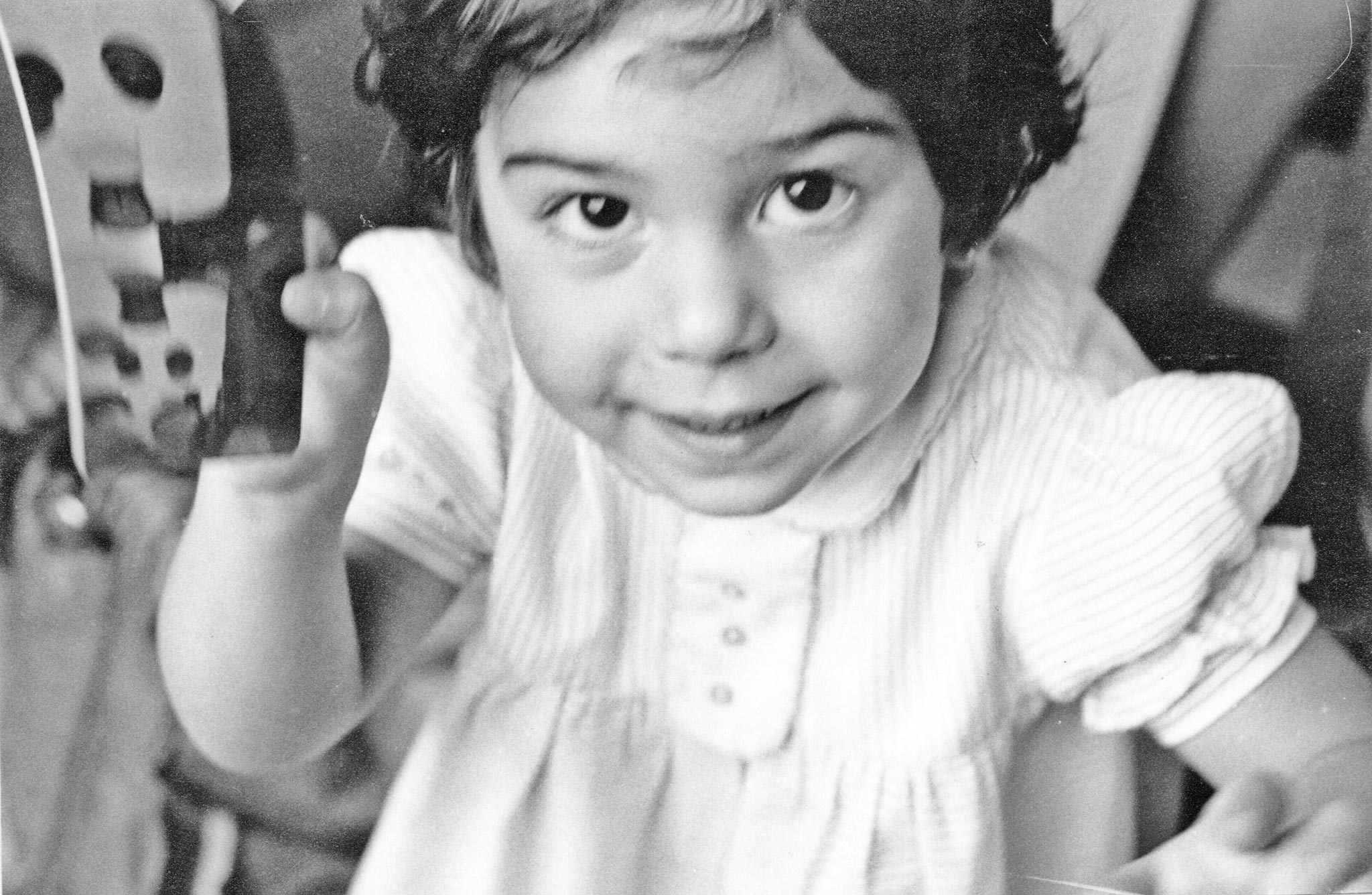 Kuvassa María José lapsena.