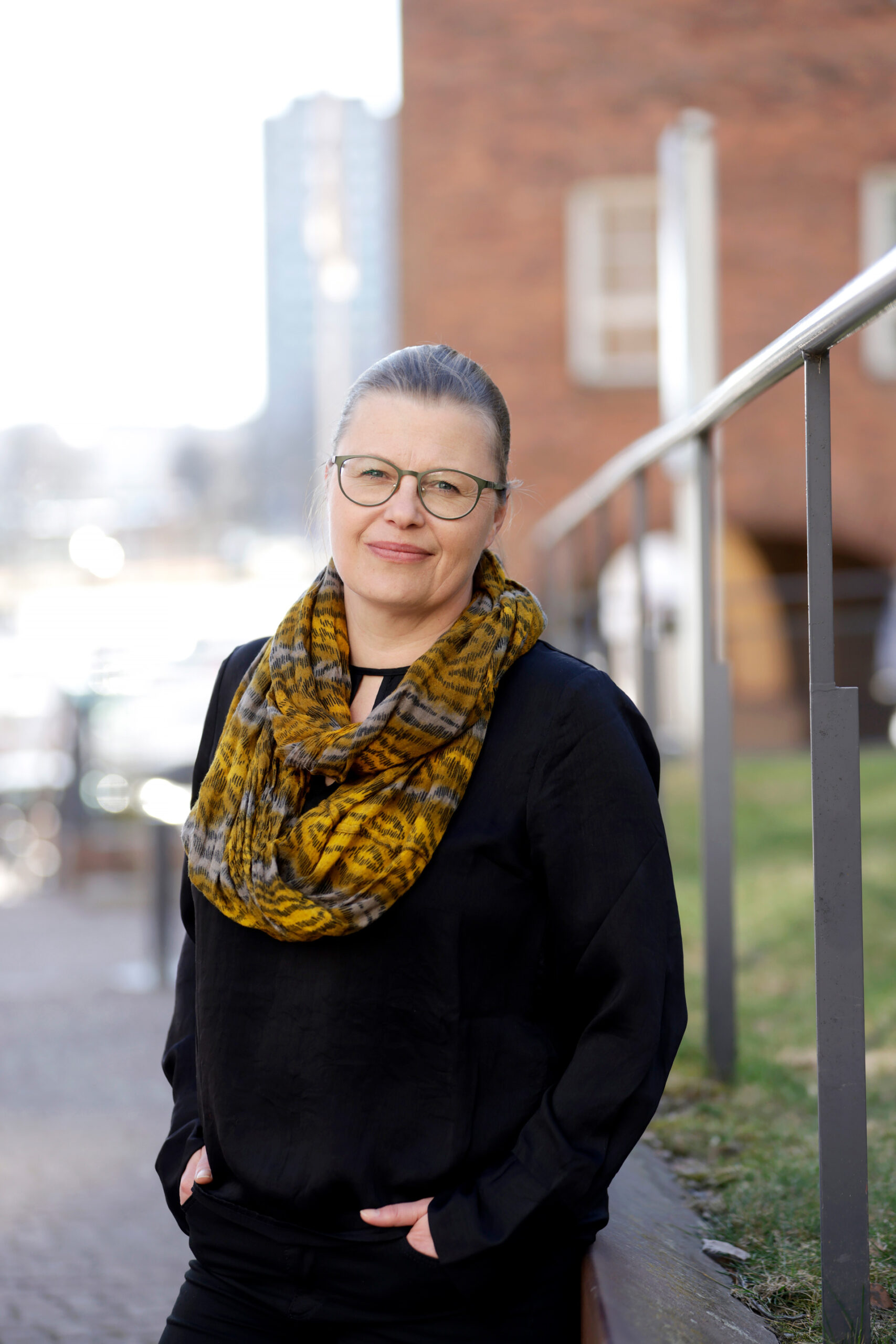 Linda Konate puolilähikuvassa.